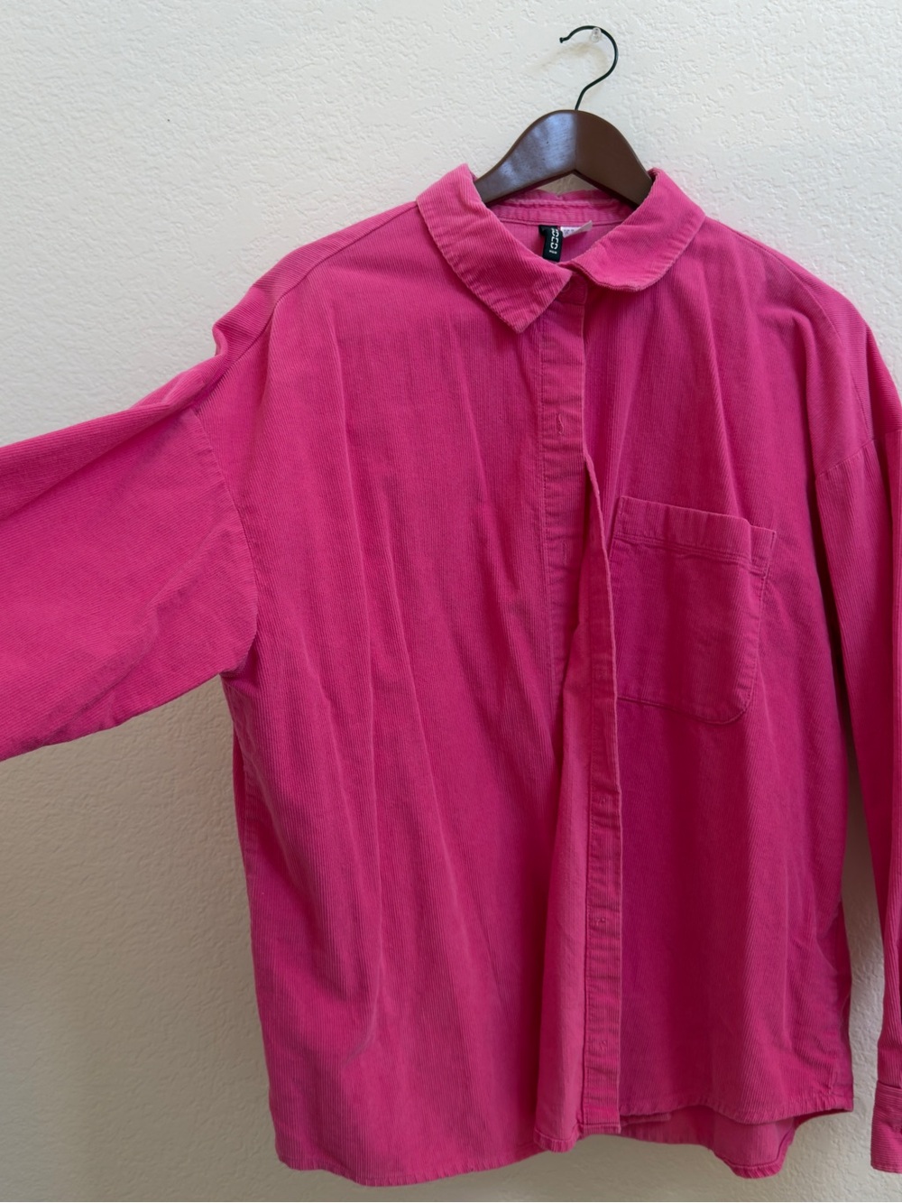 H&M Fuchsia Button-Down Shirt